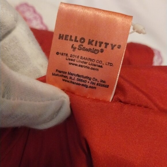 Sanrio Hello Kitty Plush Collectible Stuffed Toy W/ Pink Polka Dot Dress 18" - Picture 3 of 3